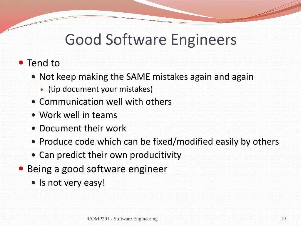 good software engineers