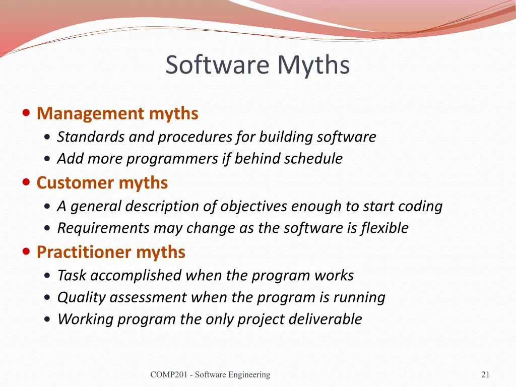 software myths