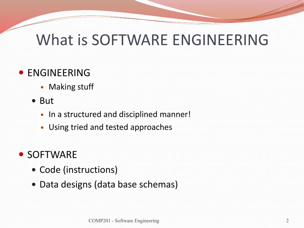 what is software engineering