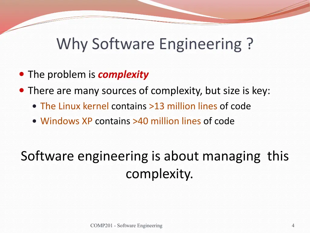 why software engineering 1