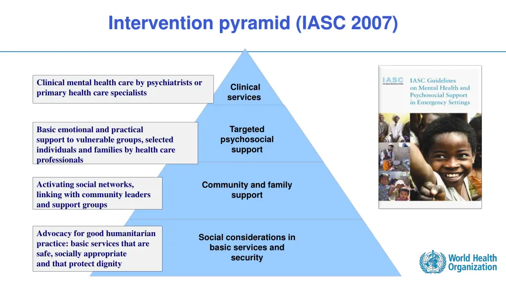 intervention pyramid iasc 2007