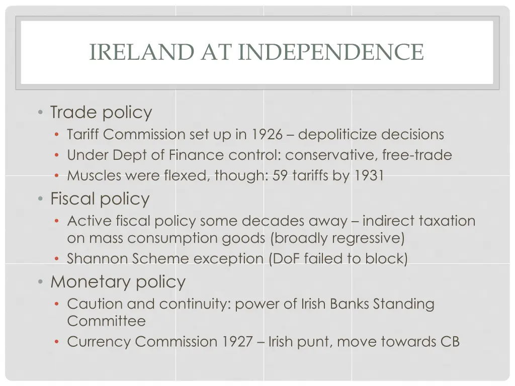 ireland at independence