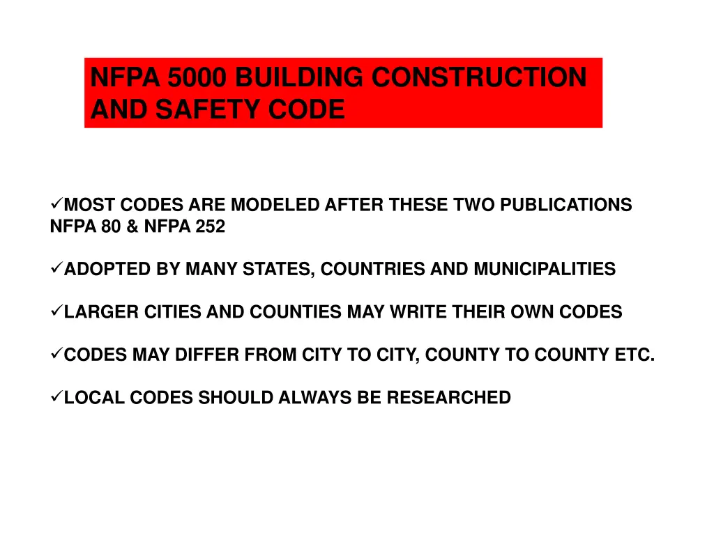 nfpa 5000 building construction and safety code