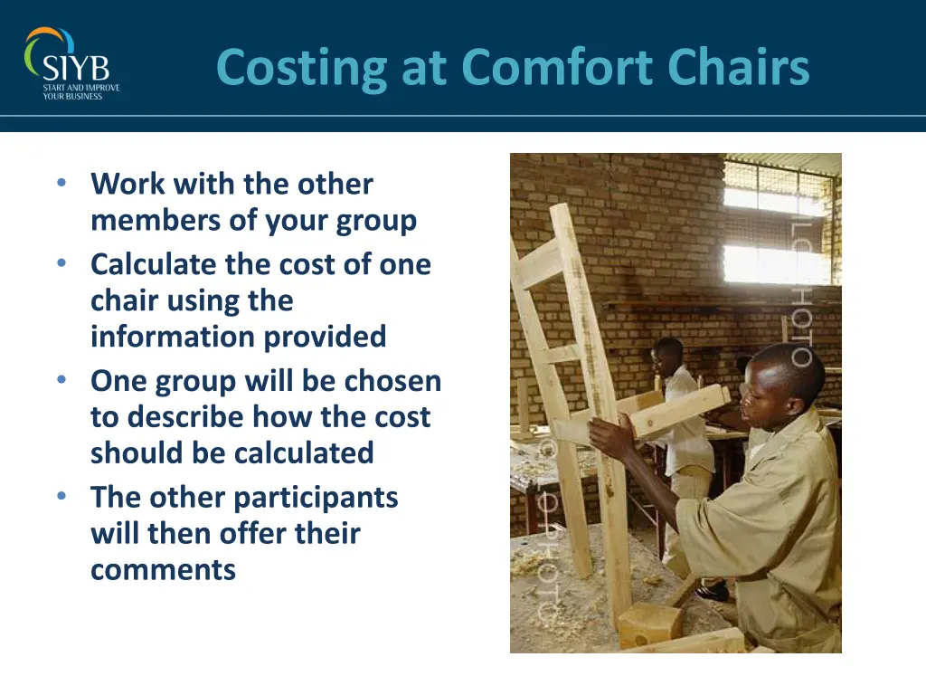 costing at comfort chairs