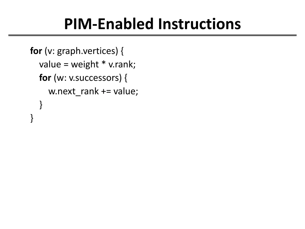 pim enabled instructions