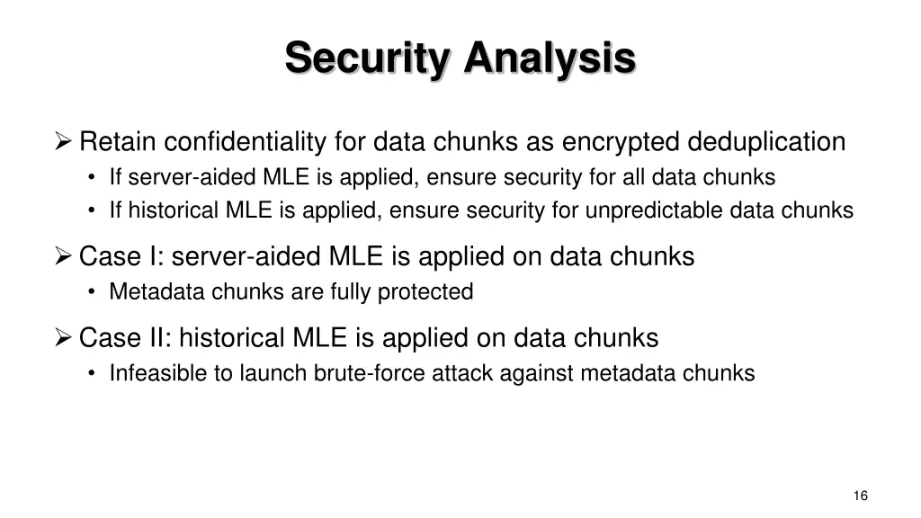 security analysis