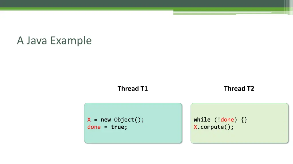 a java example