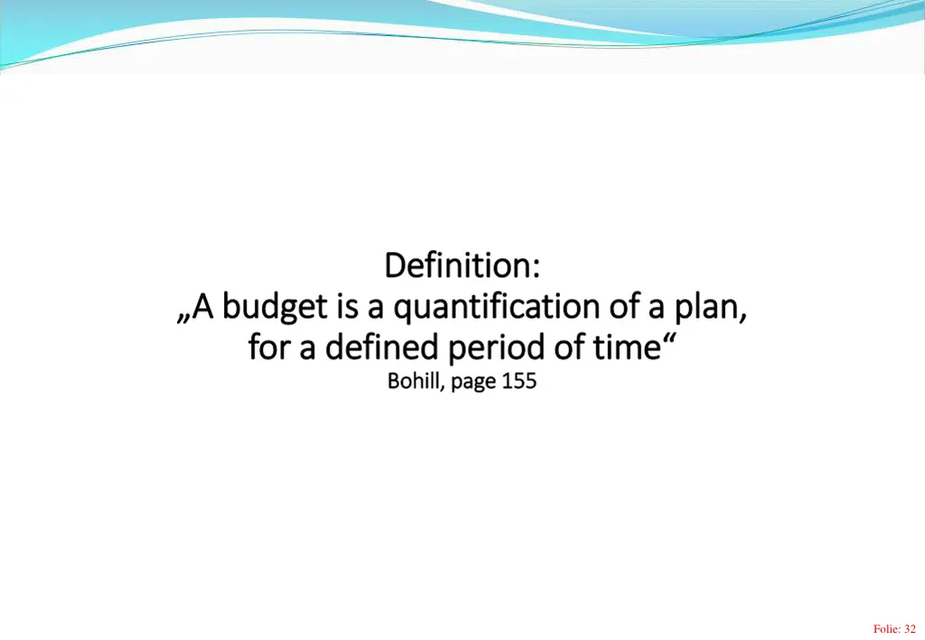 definition definition quantification of of a plan