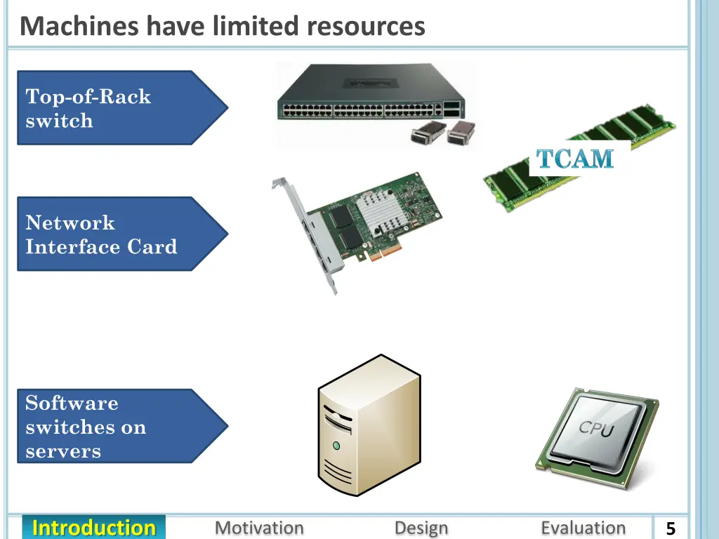 machines have limited resources