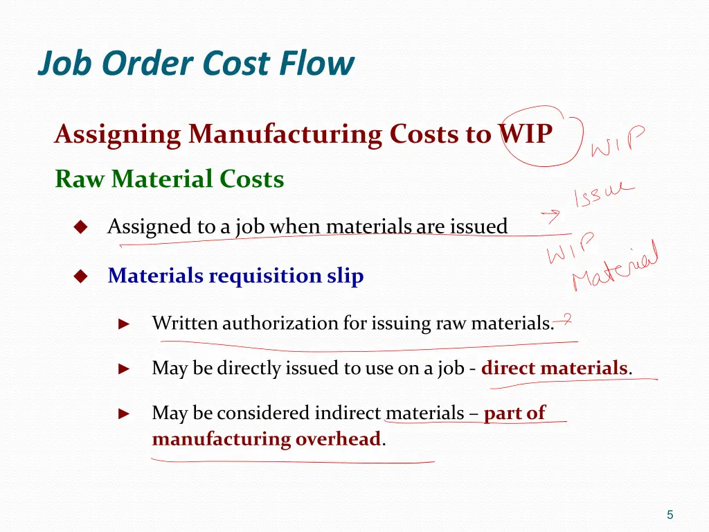 job order cost flow 3