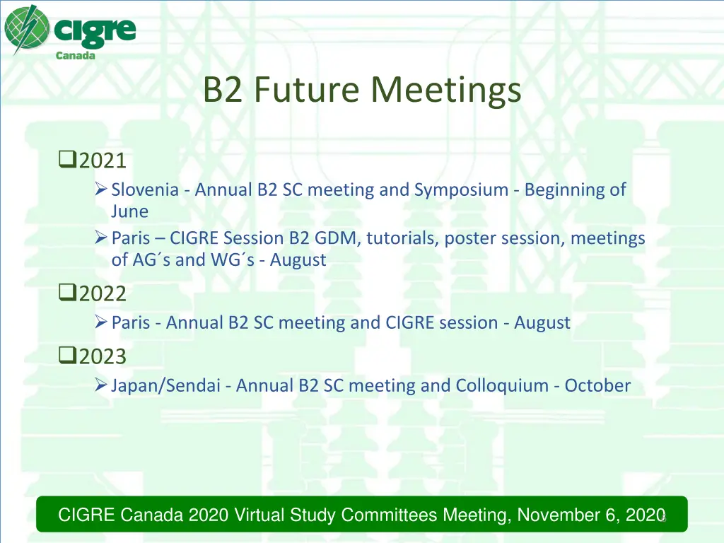 b2 future meetings