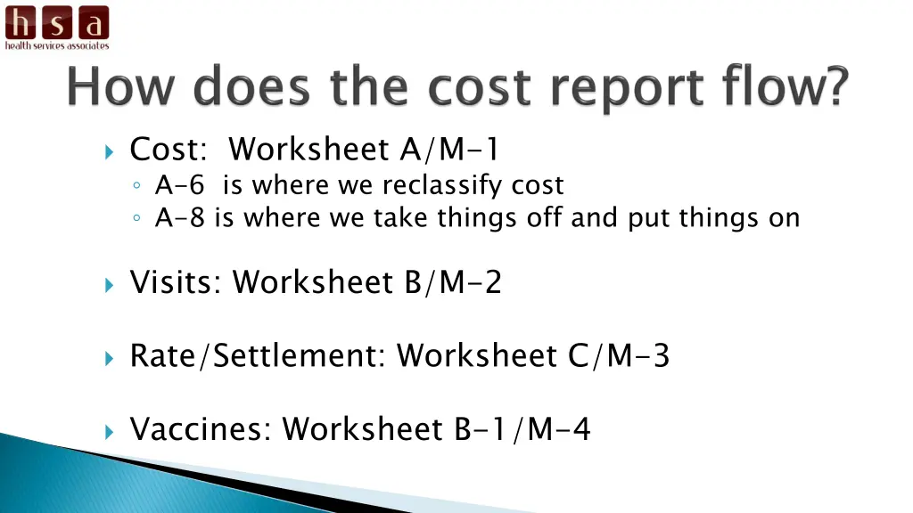 cost worksheet a m 1 a 6 is where we reclassify