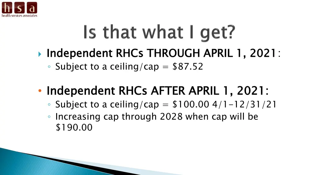 independent rhcs through april 1 2021 subject