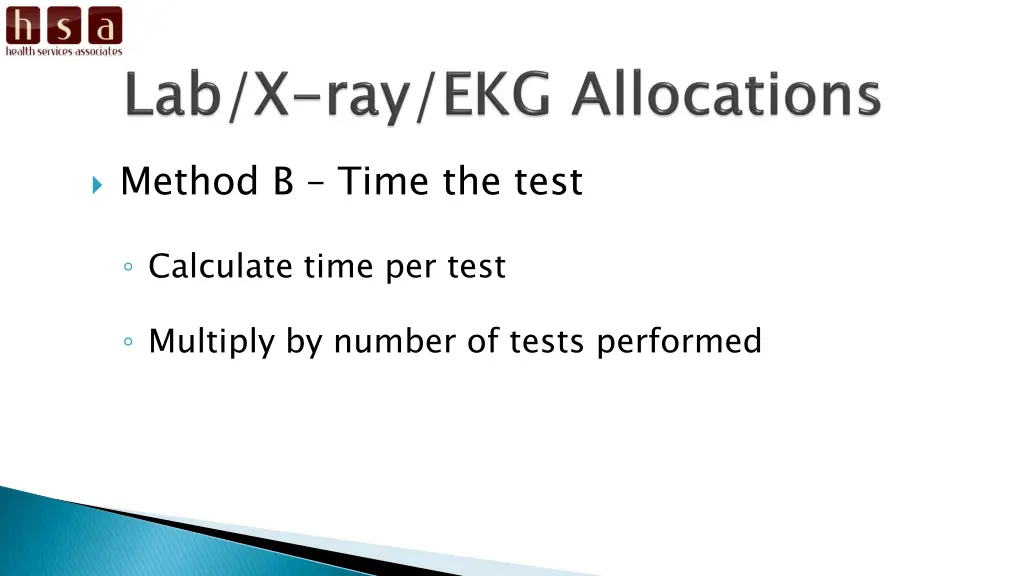 method b time the test