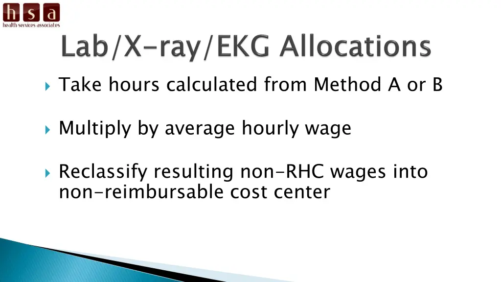 take hours calculated from method a or b