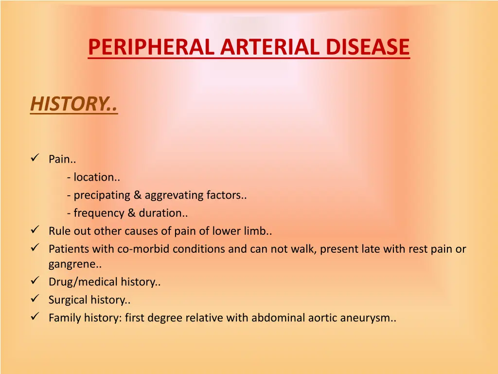 peripheral arterial disease 2