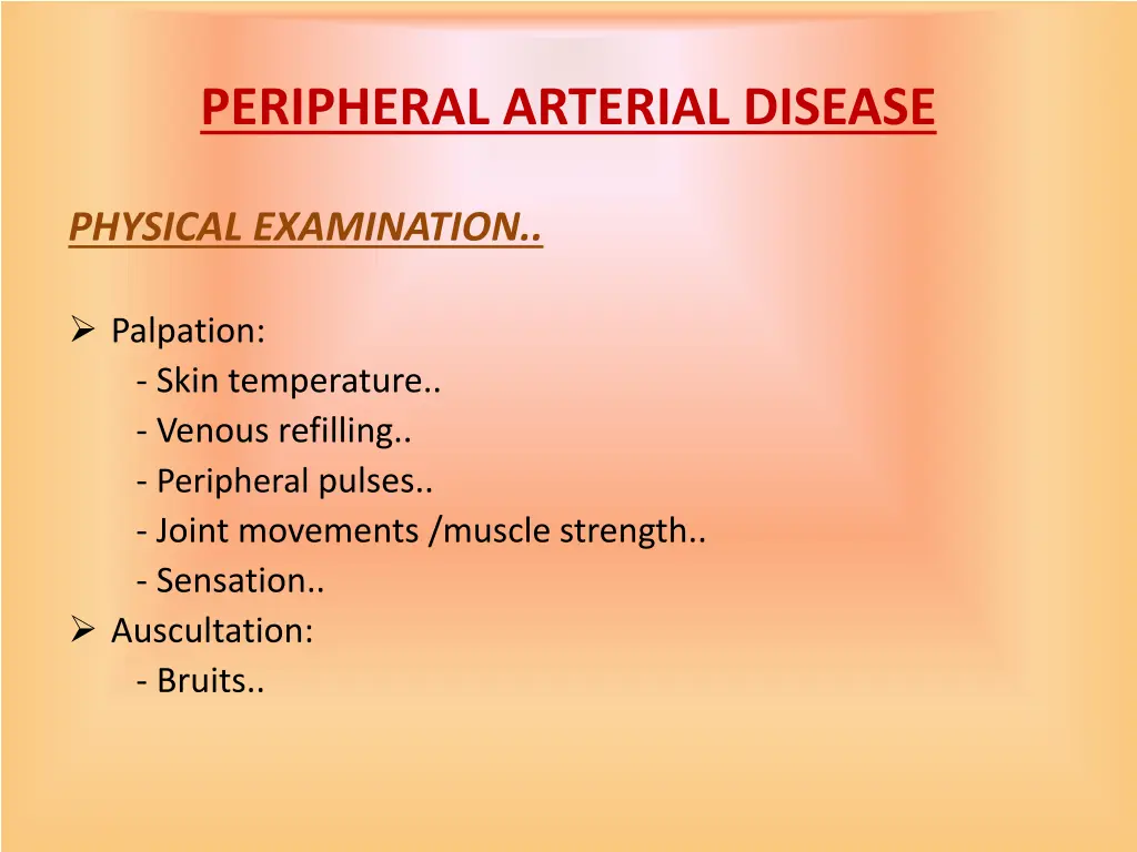 peripheral arterial disease 9