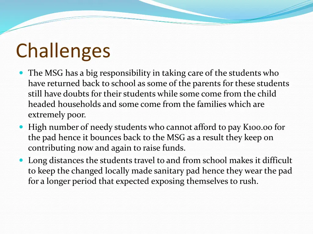 challenges