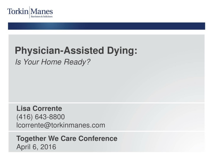 physician assisted dying