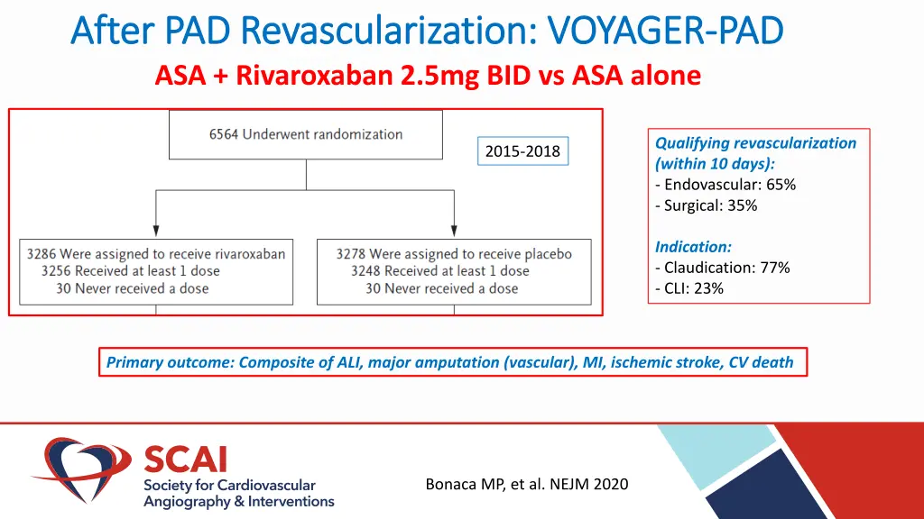 after pad revascularization voyager after