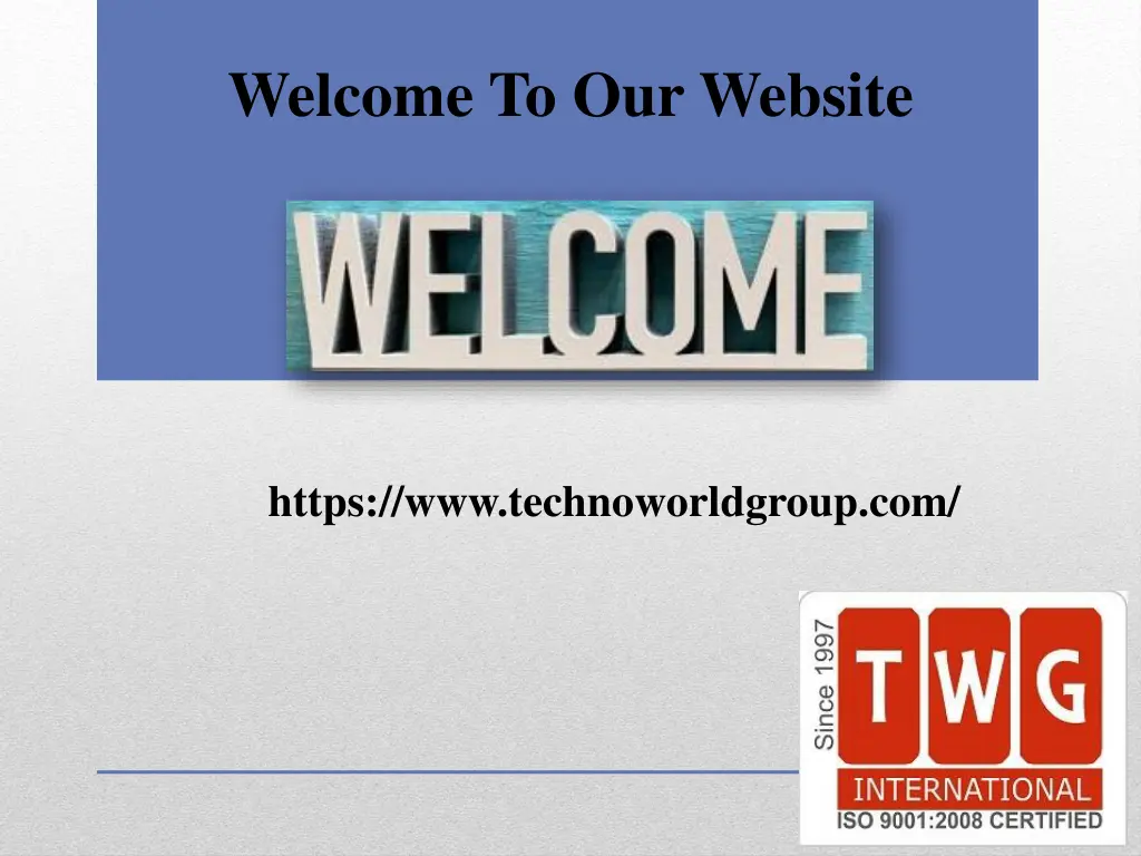 welcome to our website