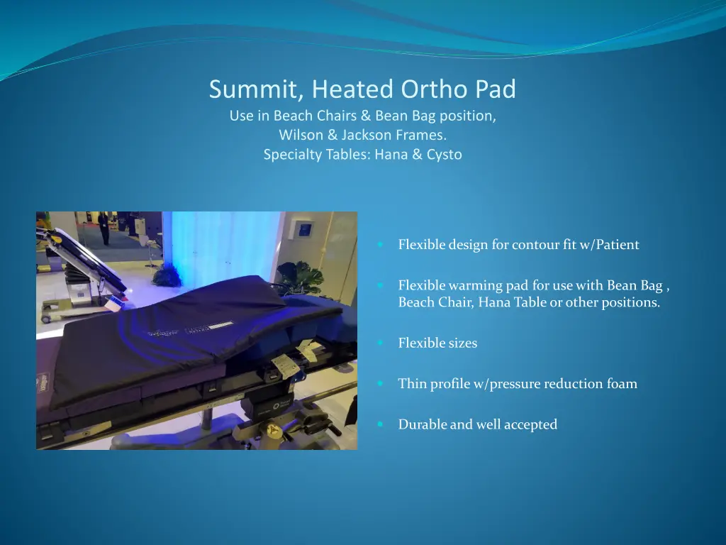 summit heated ortho pad use in beach chairs bean