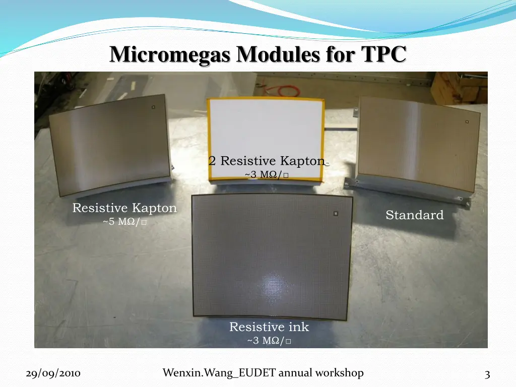 micromegas modules for tpc