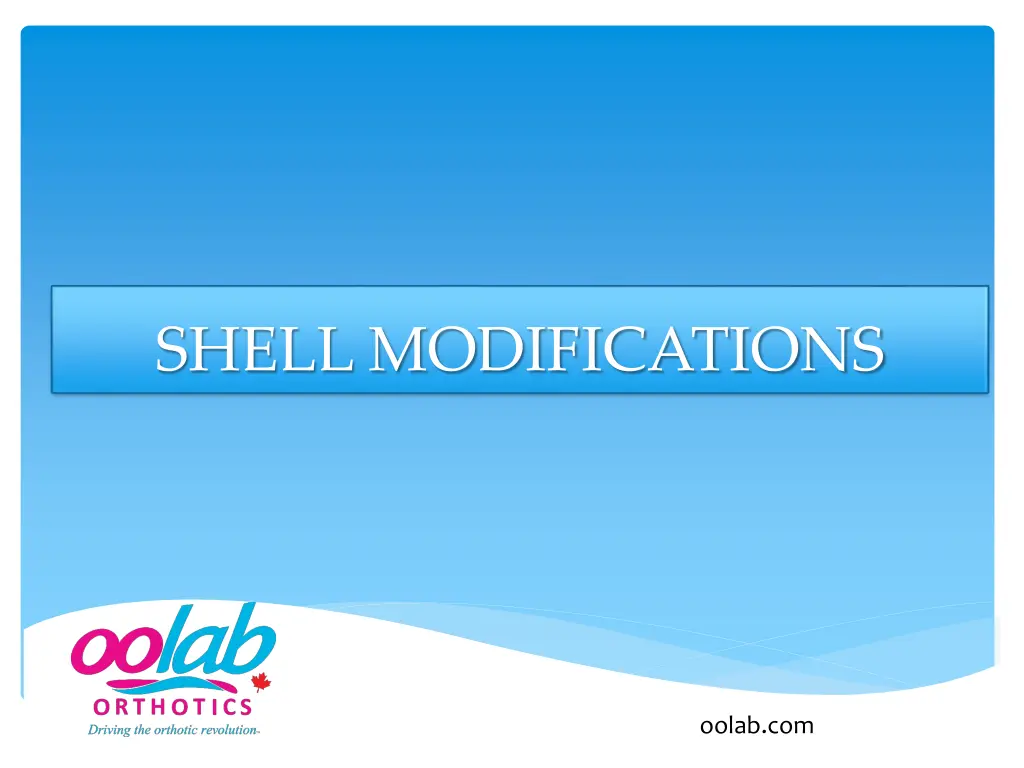 shell modifications