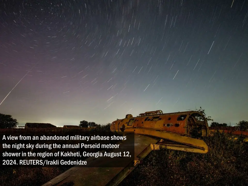 a view from an abandoned military airbase shows