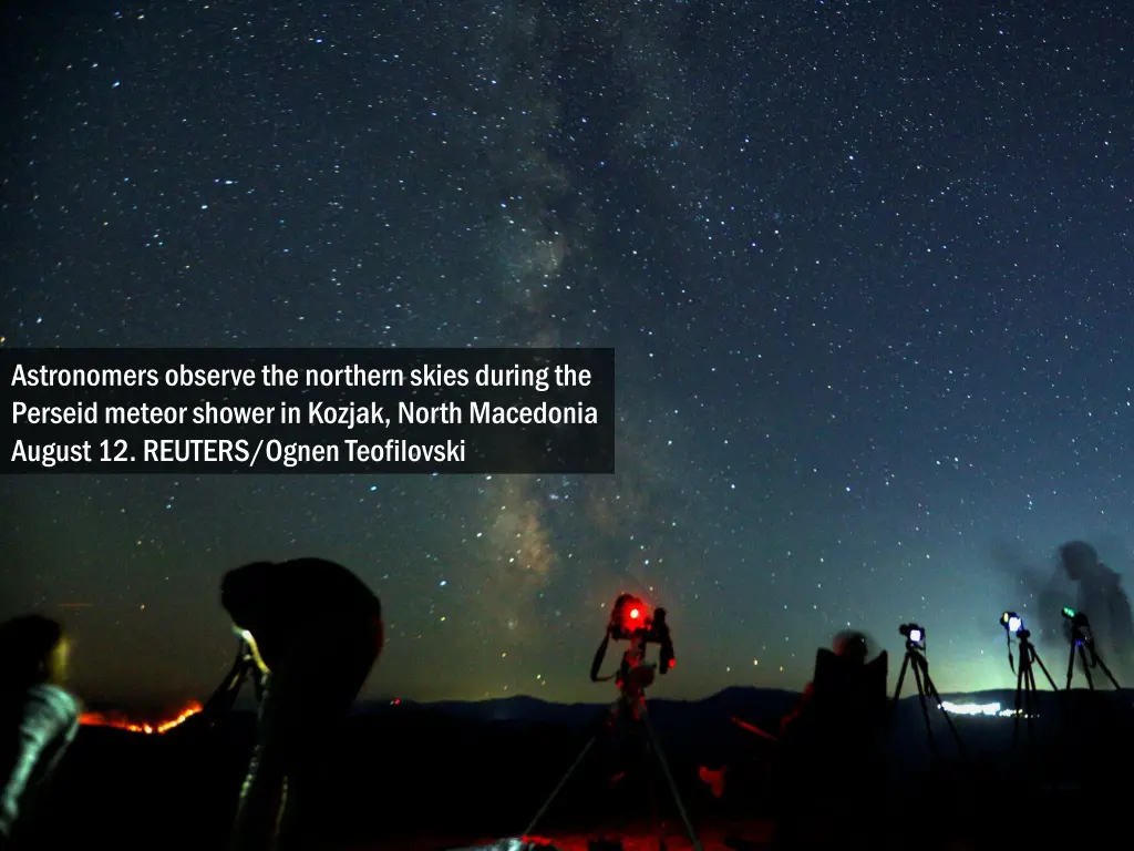 astronomers observe the northern skies during 4