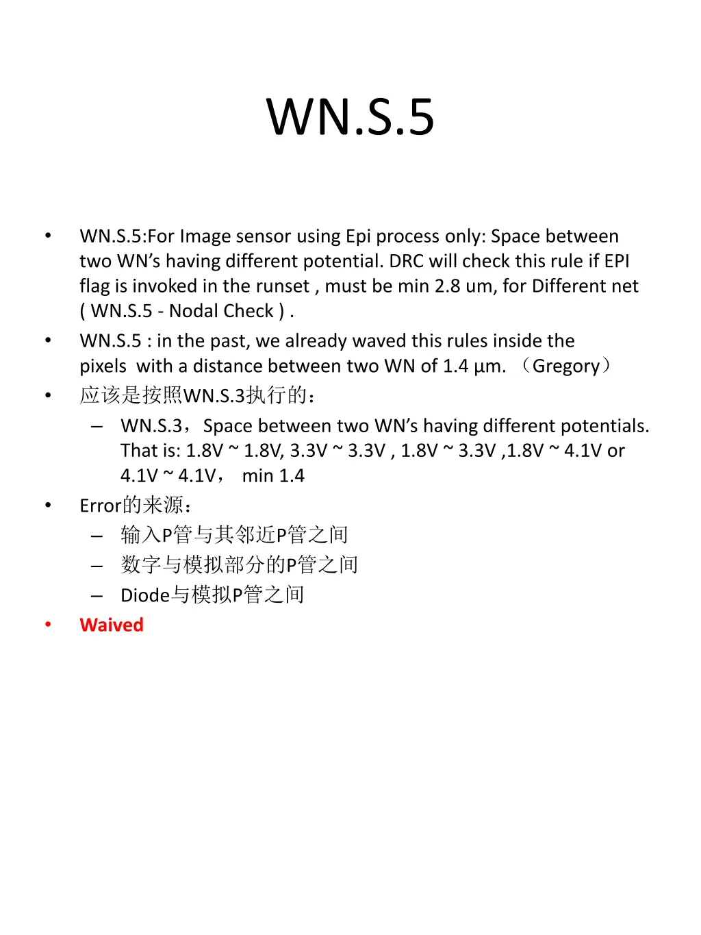 wn s 5