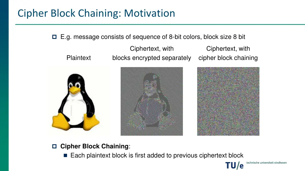 cipher block chaining motivation