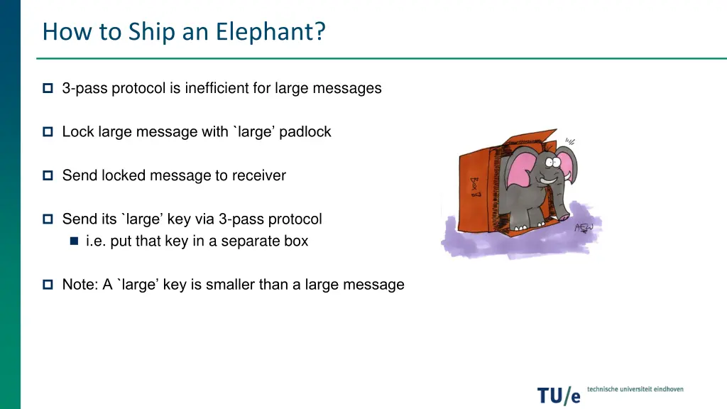 how to ship an elephant