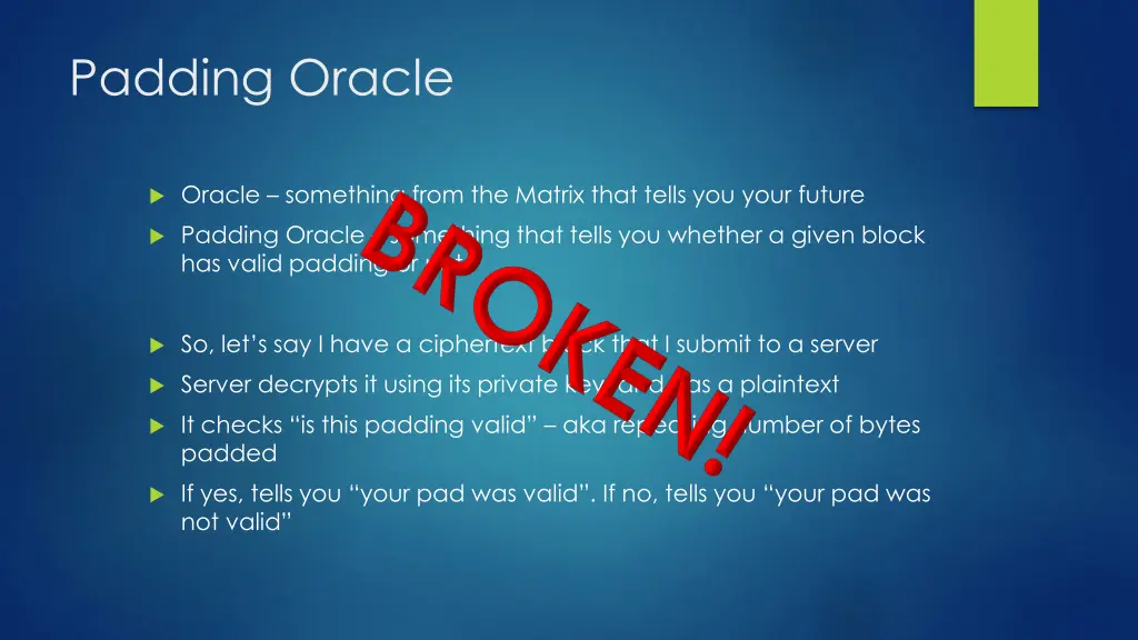 padding oracle