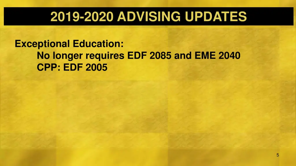 2019 2020 advising updates 2