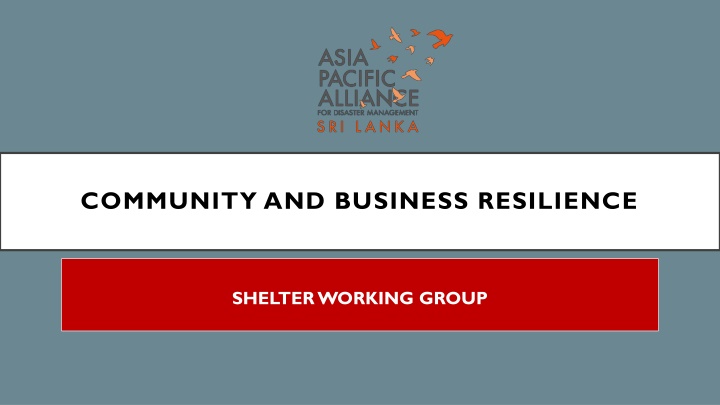 community and business resilience