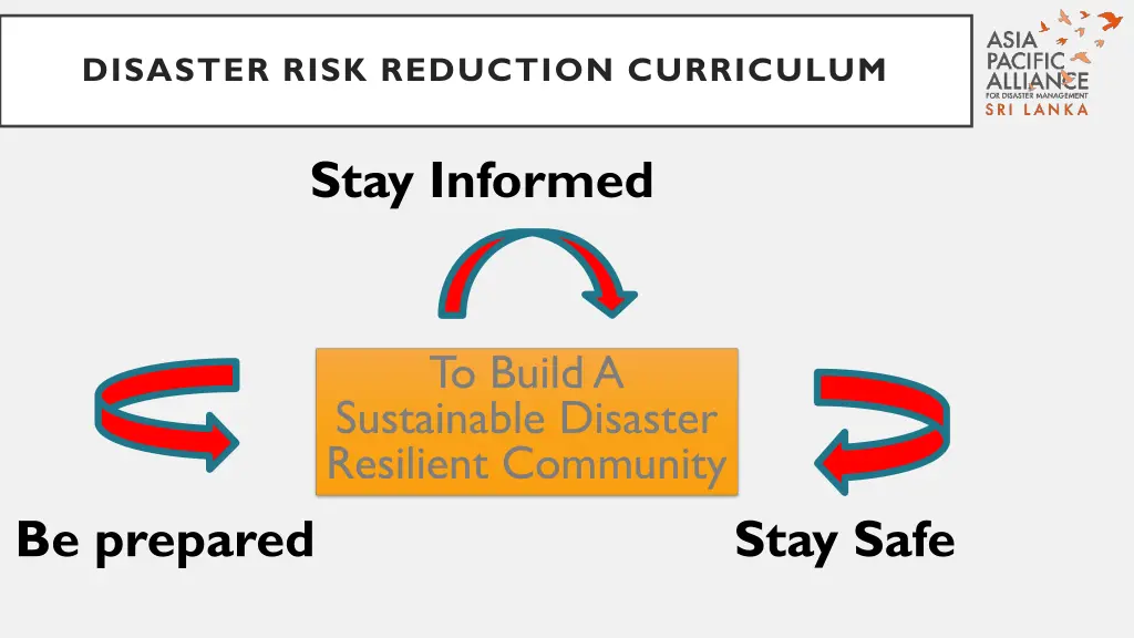 disaster risk reduction curriculum