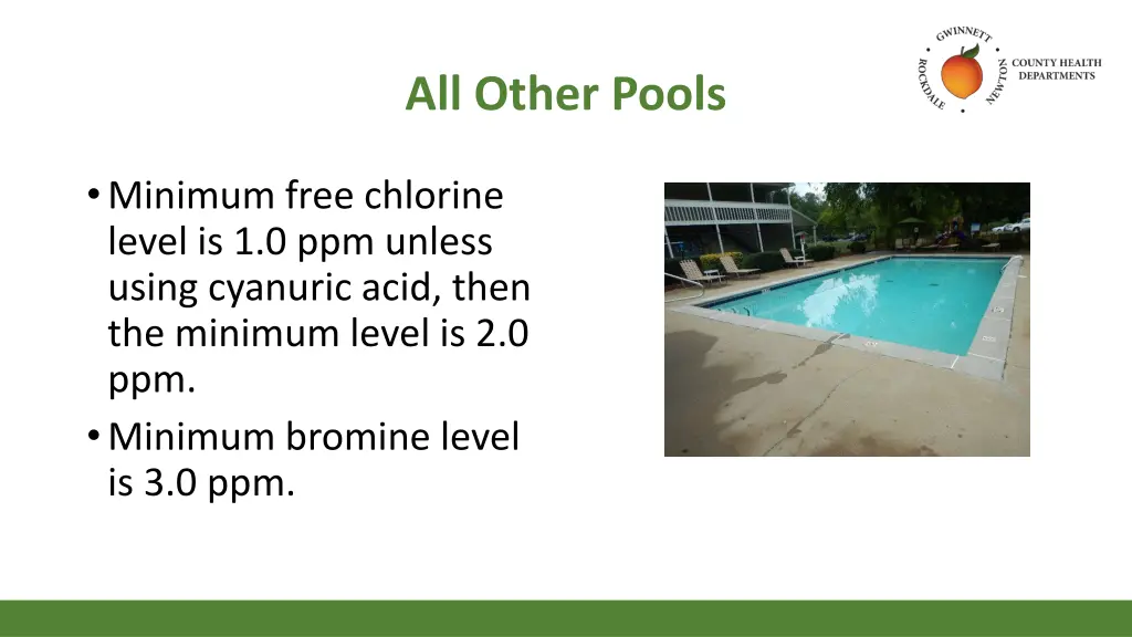 all other pools