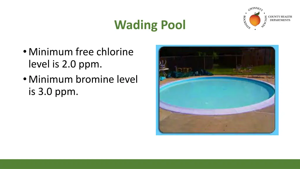 wading pool