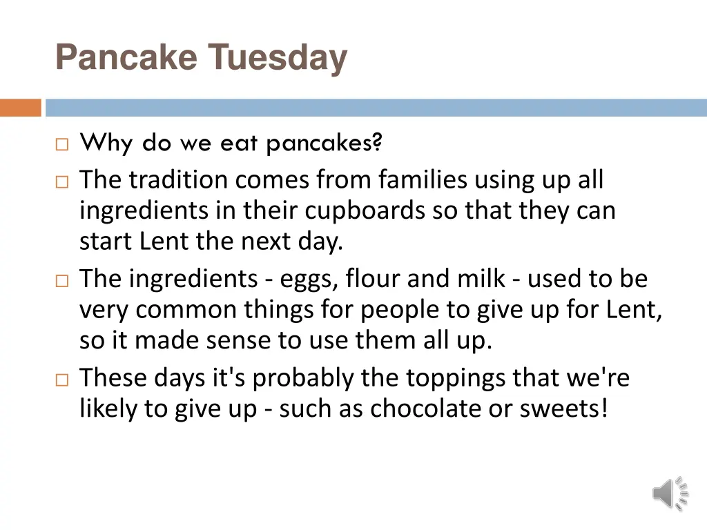 pancake tuesday