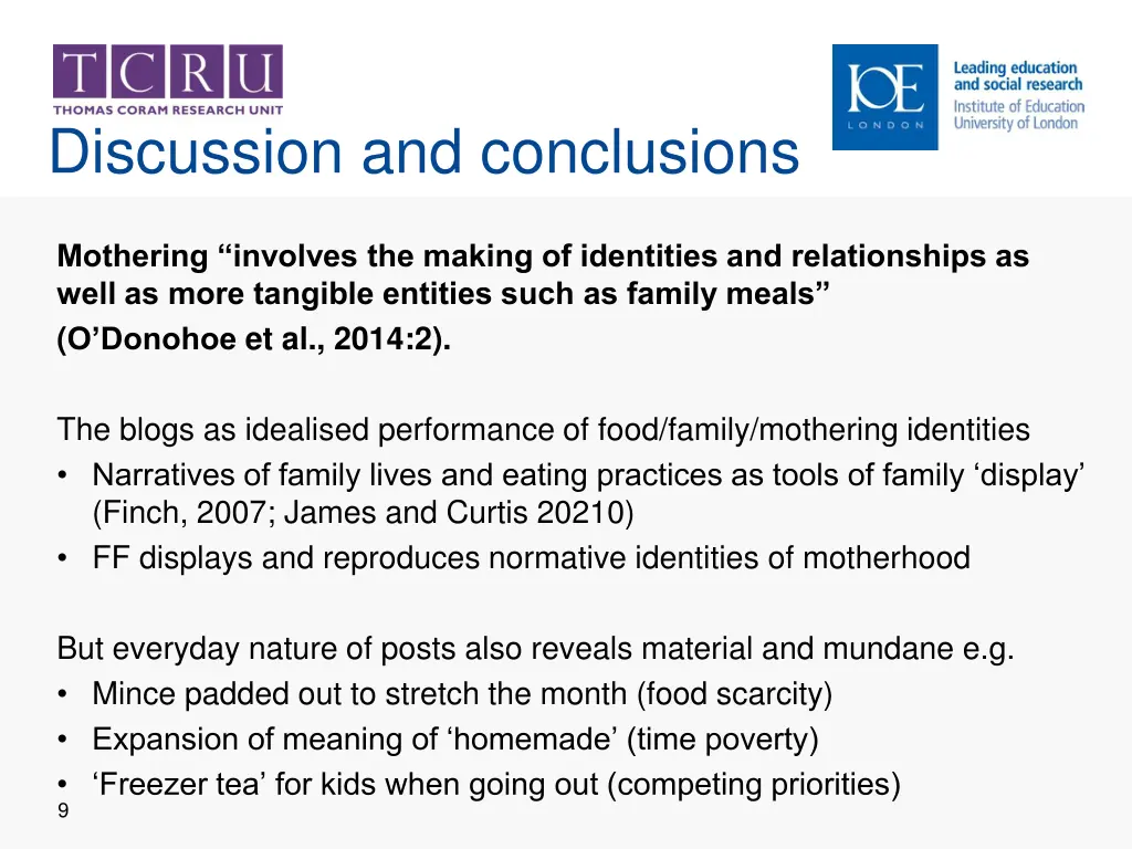 discussion and conclusions