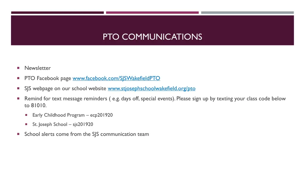 pto communications