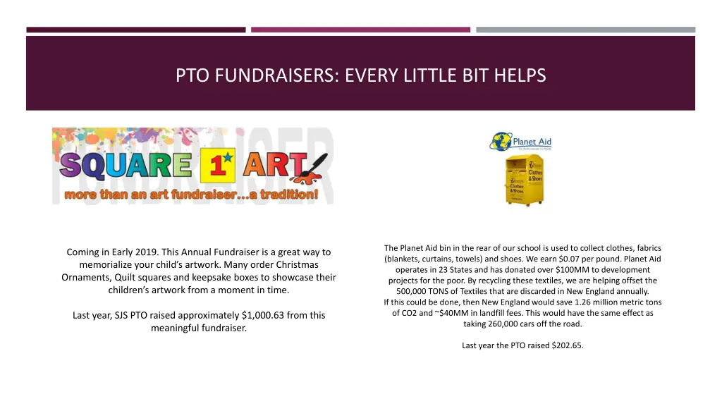 pto fundraisers every little bit helps 1