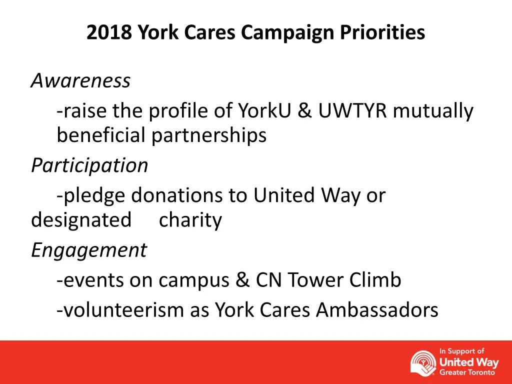 2018 york cares campaign priorities