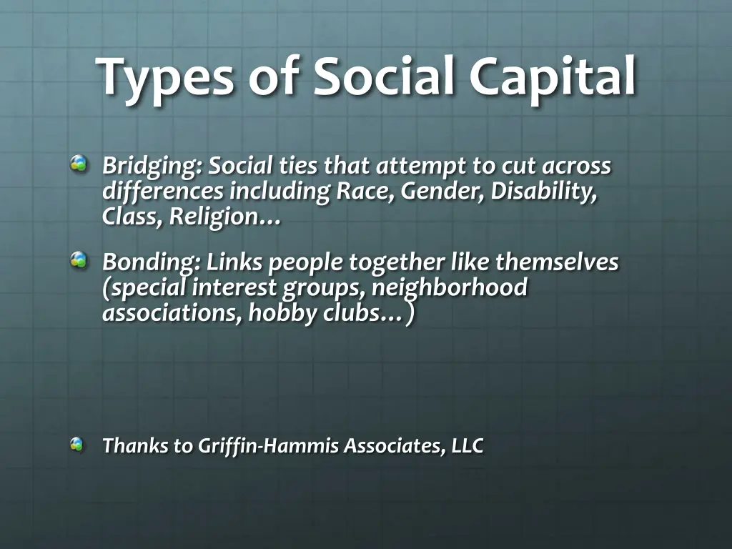 types of social capital 1