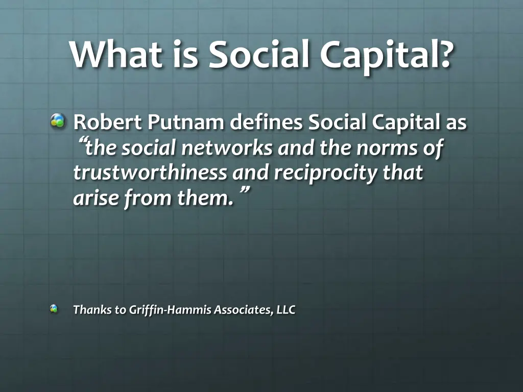 what is social capital