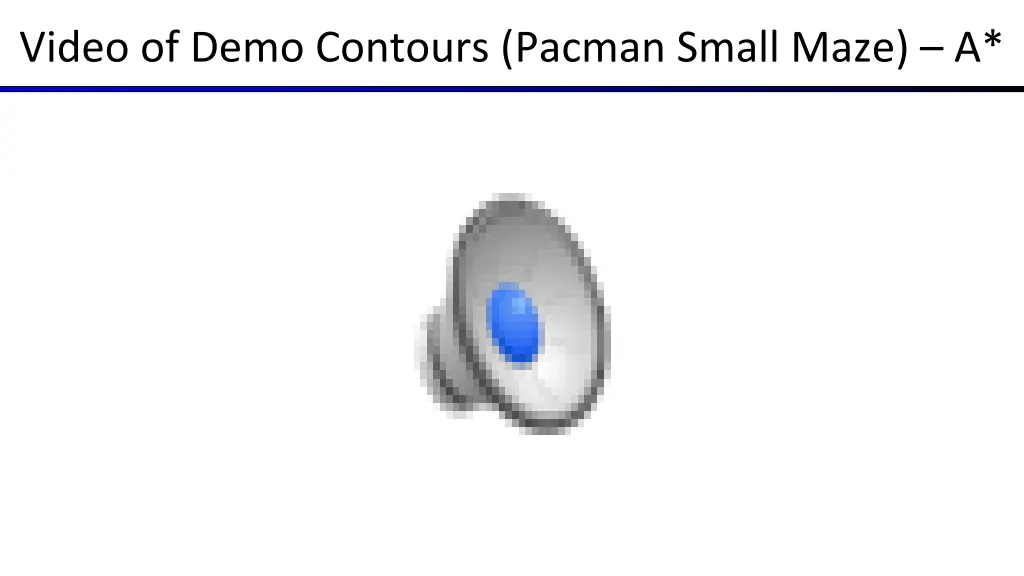 video of demo contours pacman small maze a