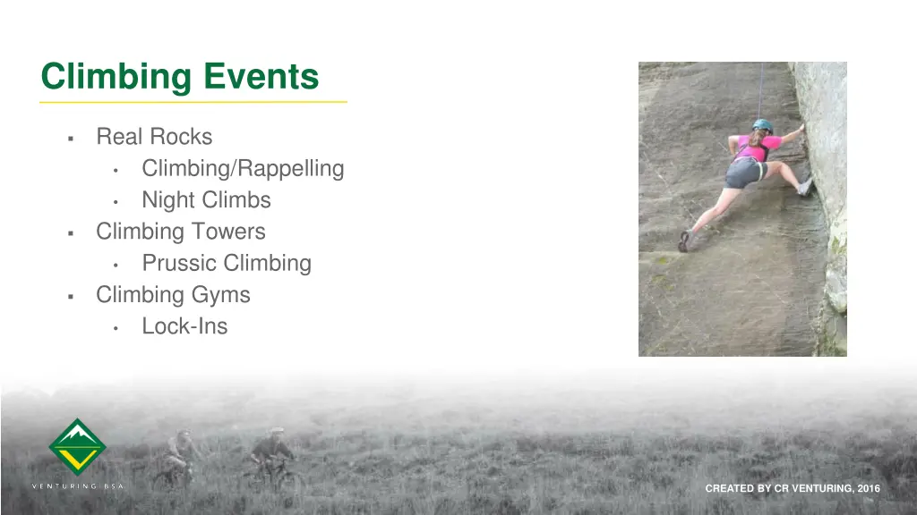 climbing events