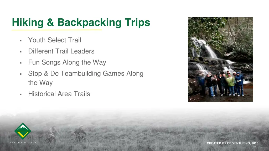 hiking backpacking trips