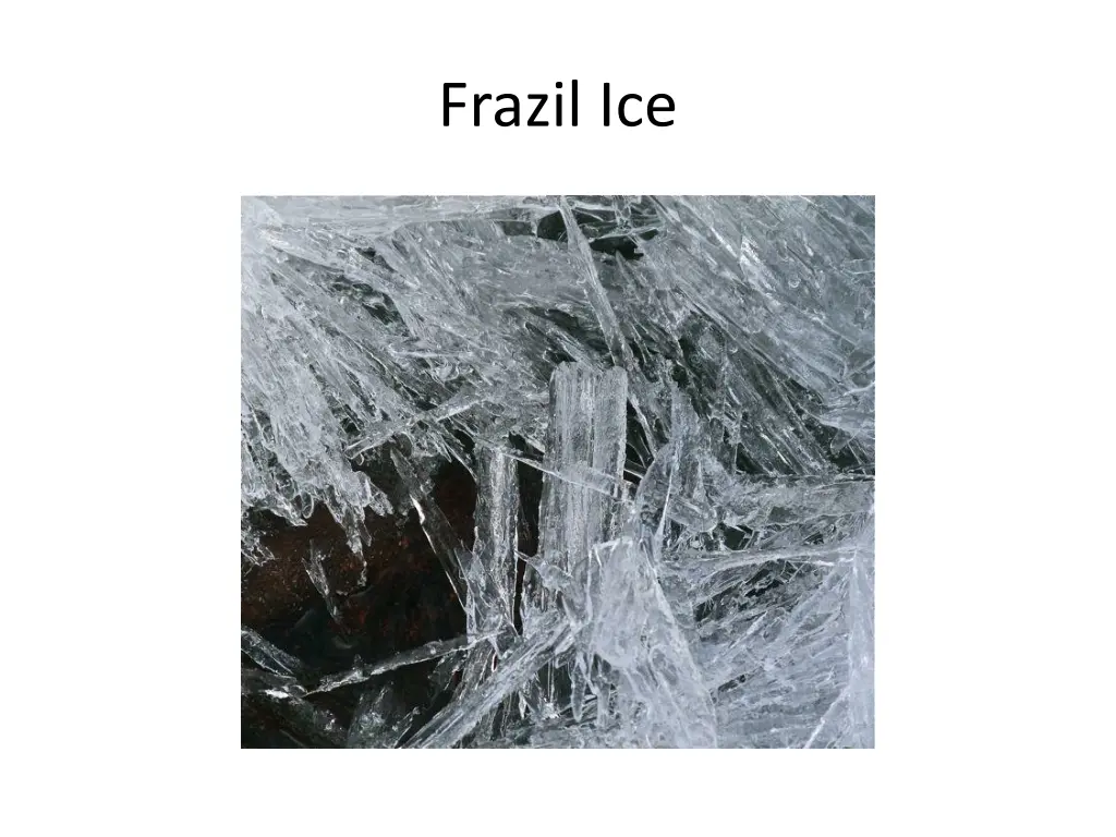 frazil ice